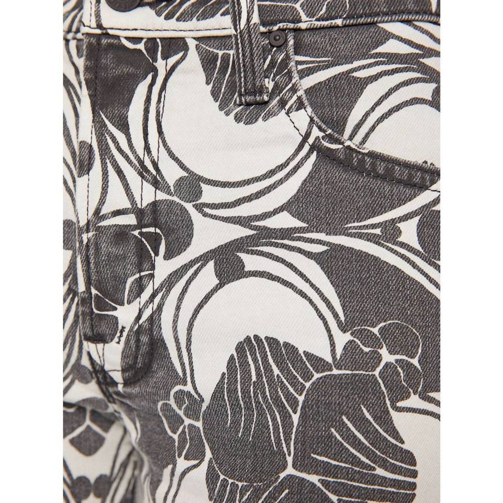 MOTHER Monochrome Swirl Cropped Pants - Picture 5 of 5